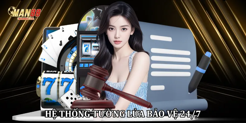 Quyền riêng tư Hệ thống tường lửa bảo vệ 24/7